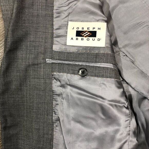 Joseph Aboud Gray Men’s Suit, Tollegno 1900 - Picture 3 of 14